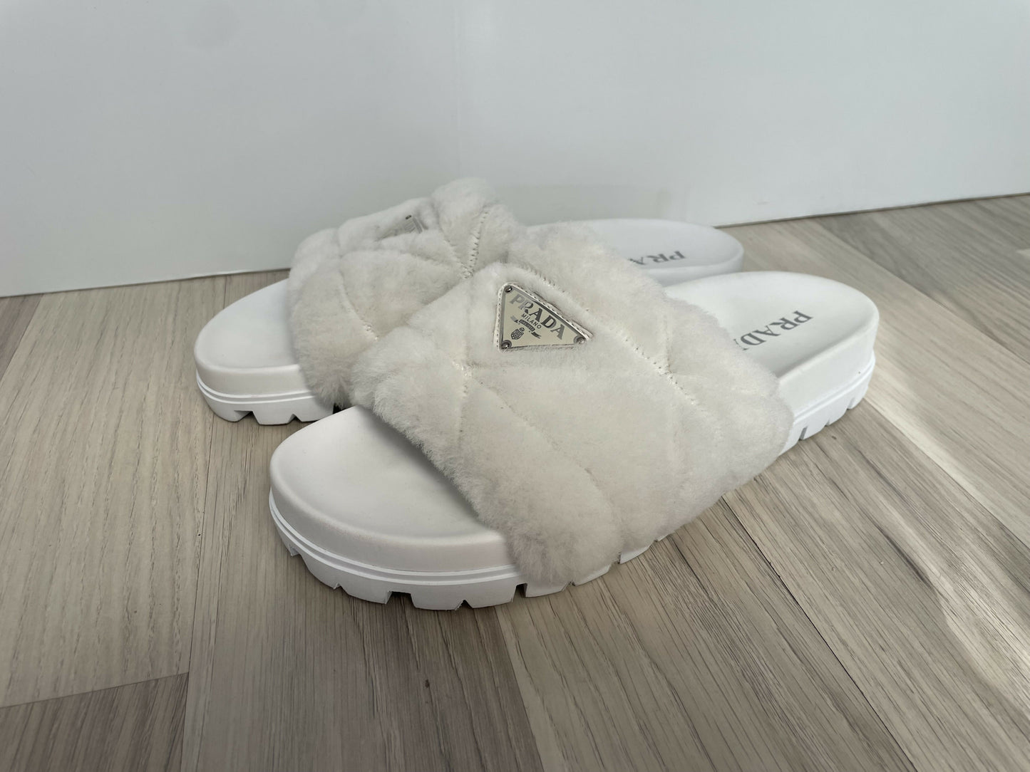 Prada montone sandals