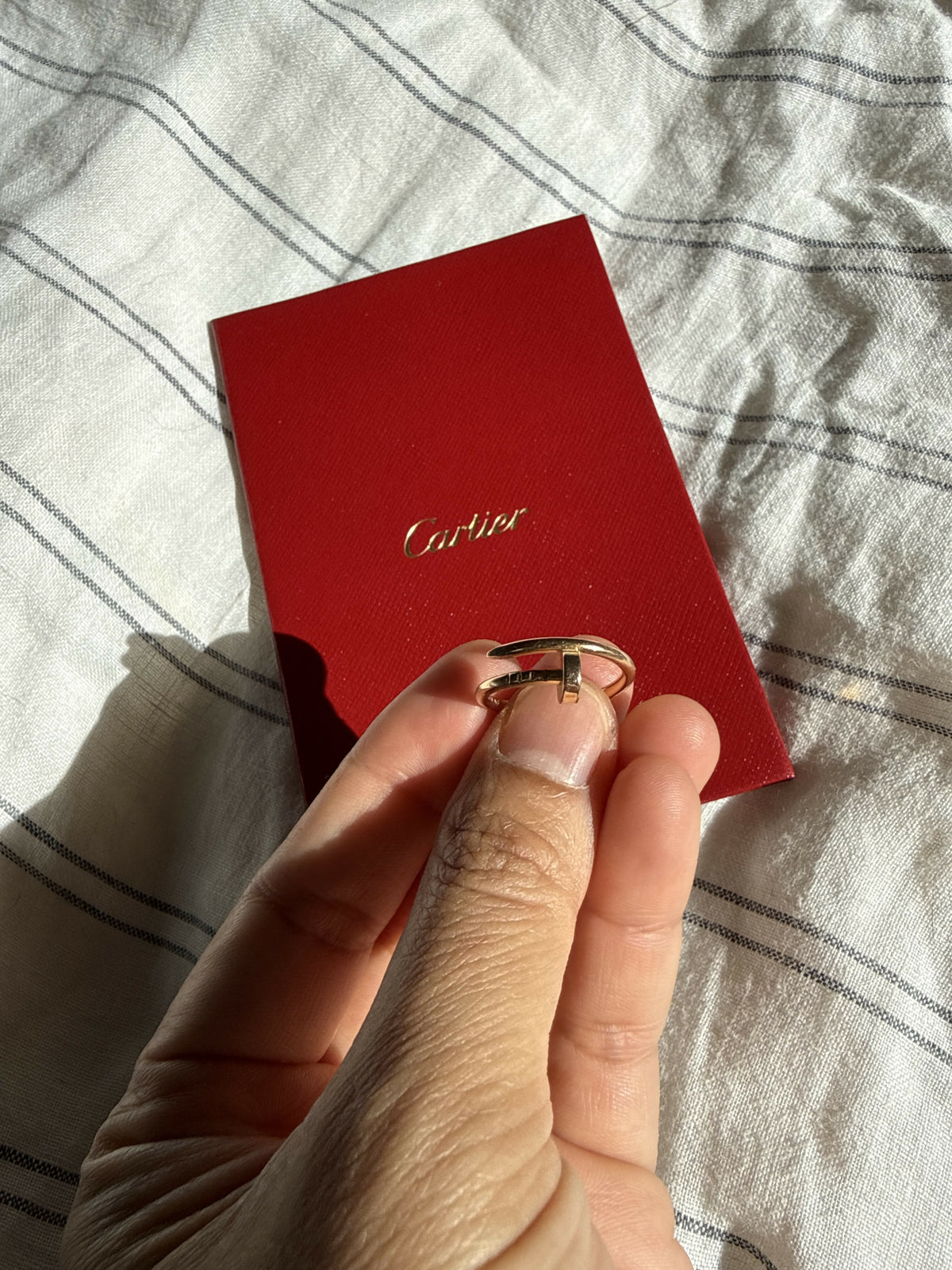 Cartier Jus Un Clou Rose Gold Ring