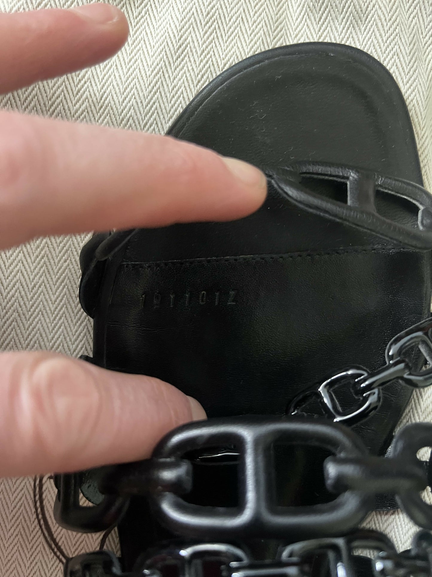 Hermes Chaine d’ Ancre Rivage sandals - Full Set