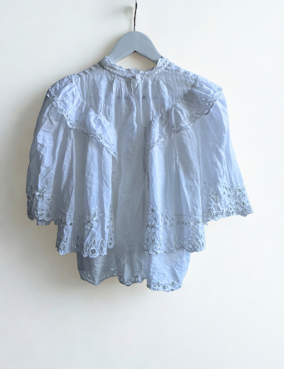 Marant Étoile Katia Ruffled Broderie-Anglaise Cotton Top