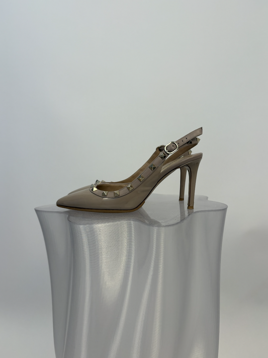 Valentino Garavani Rockstud Slingback Pumps