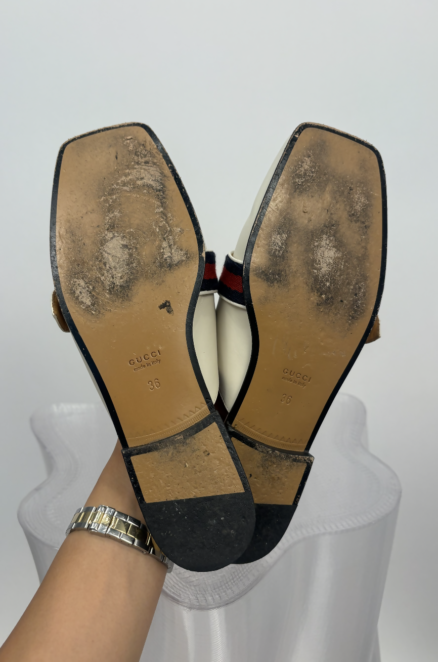 Gucci Betis Glamour Square Toe Loafers - FULL SET