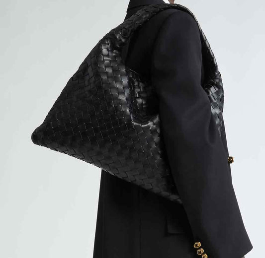 Bottega Veneta Small Calfskin Intrecciato Hop Hobo Bag
