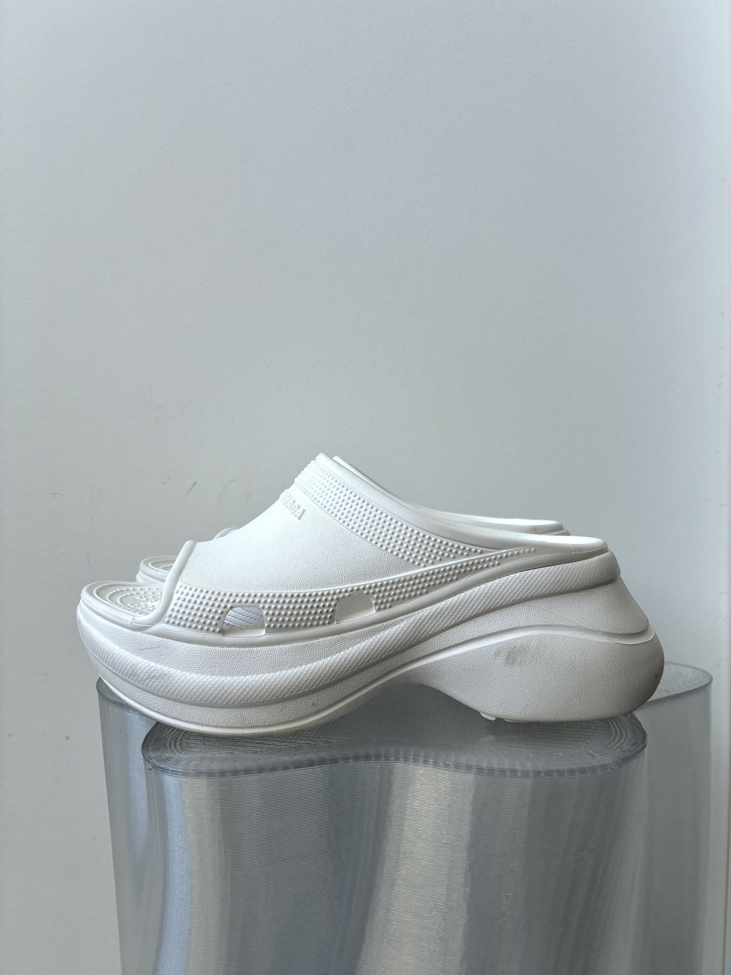 Balenciaga x Crocs Rubber Platform Slides
