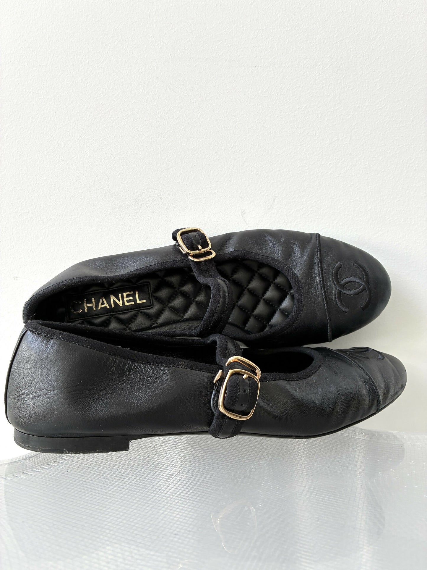 Chanel Mary Jane flats in Lambskin - FULL SET