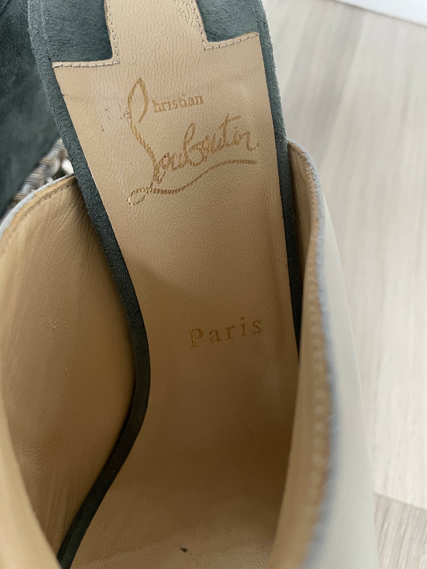 Christian Louboutin wedge sandals