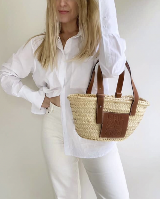 Loewe Basket Anagram Small Tote Bag