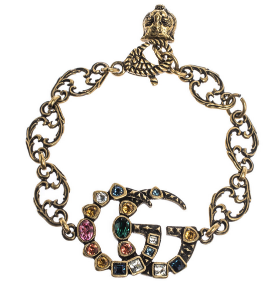 Gucci Crystal Double G bracelet
