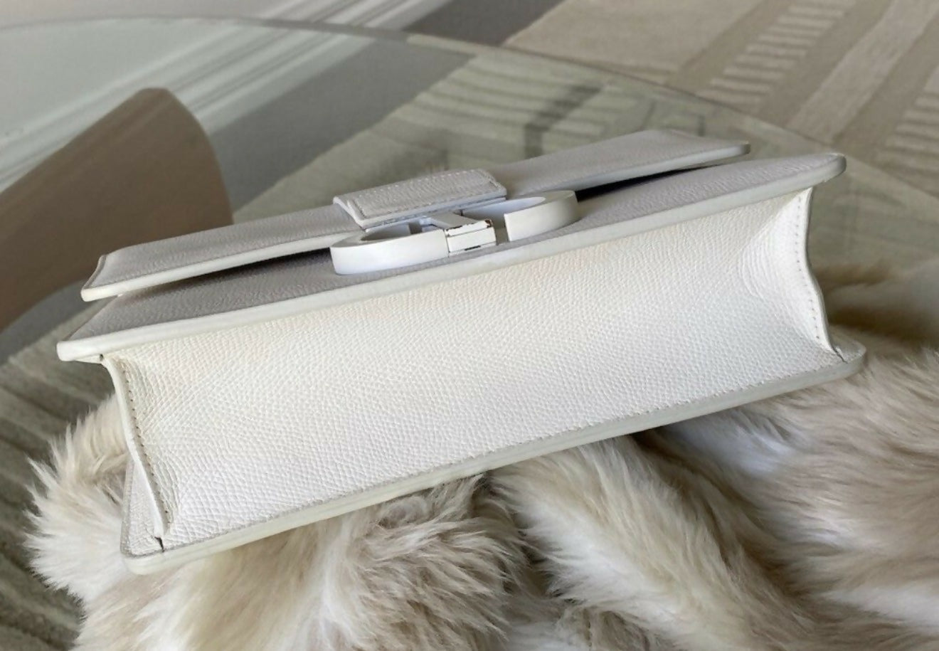 Christian Dior 30 Montaigne Ultra Matte Bag — White | Full Set 