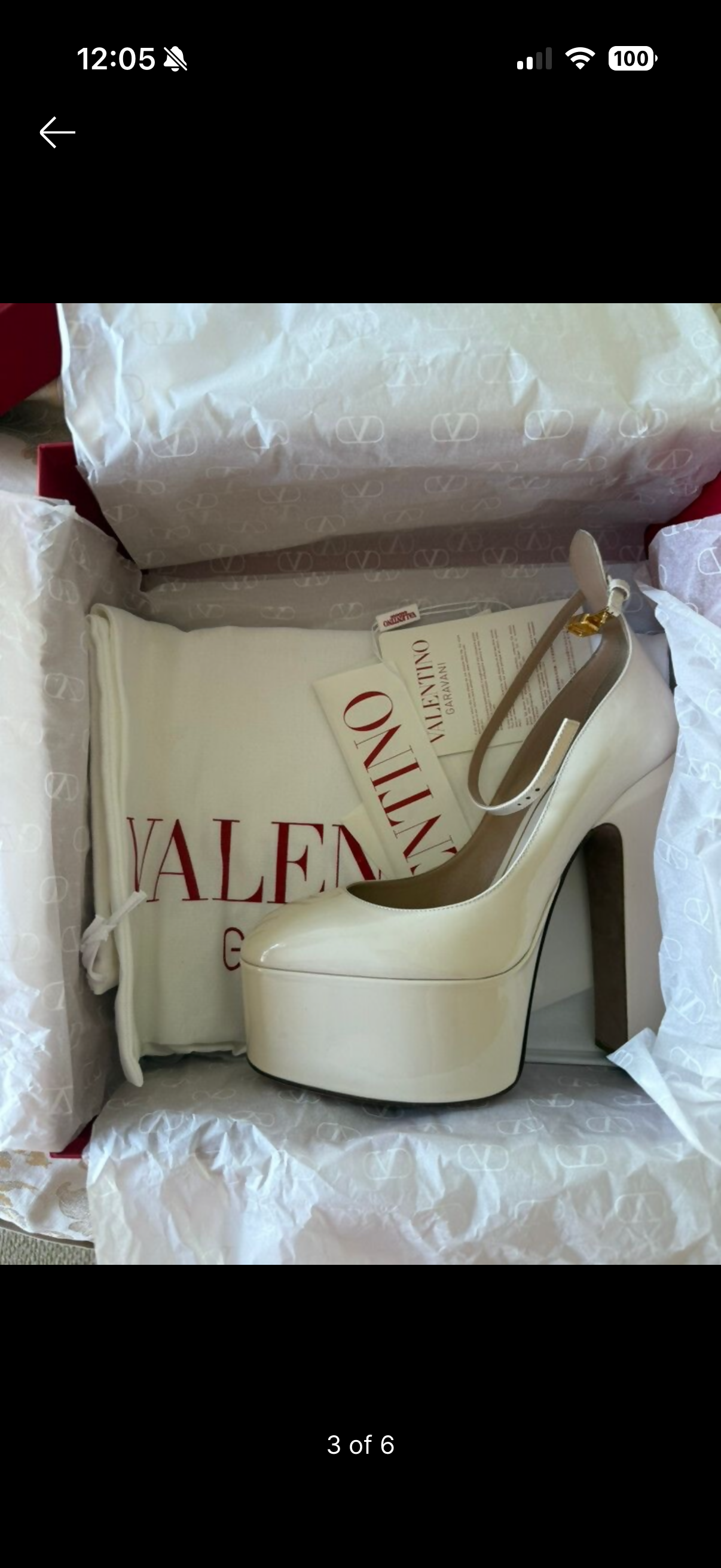 VALENTINO GARAVANI Tan-Go patent leather platform pumps