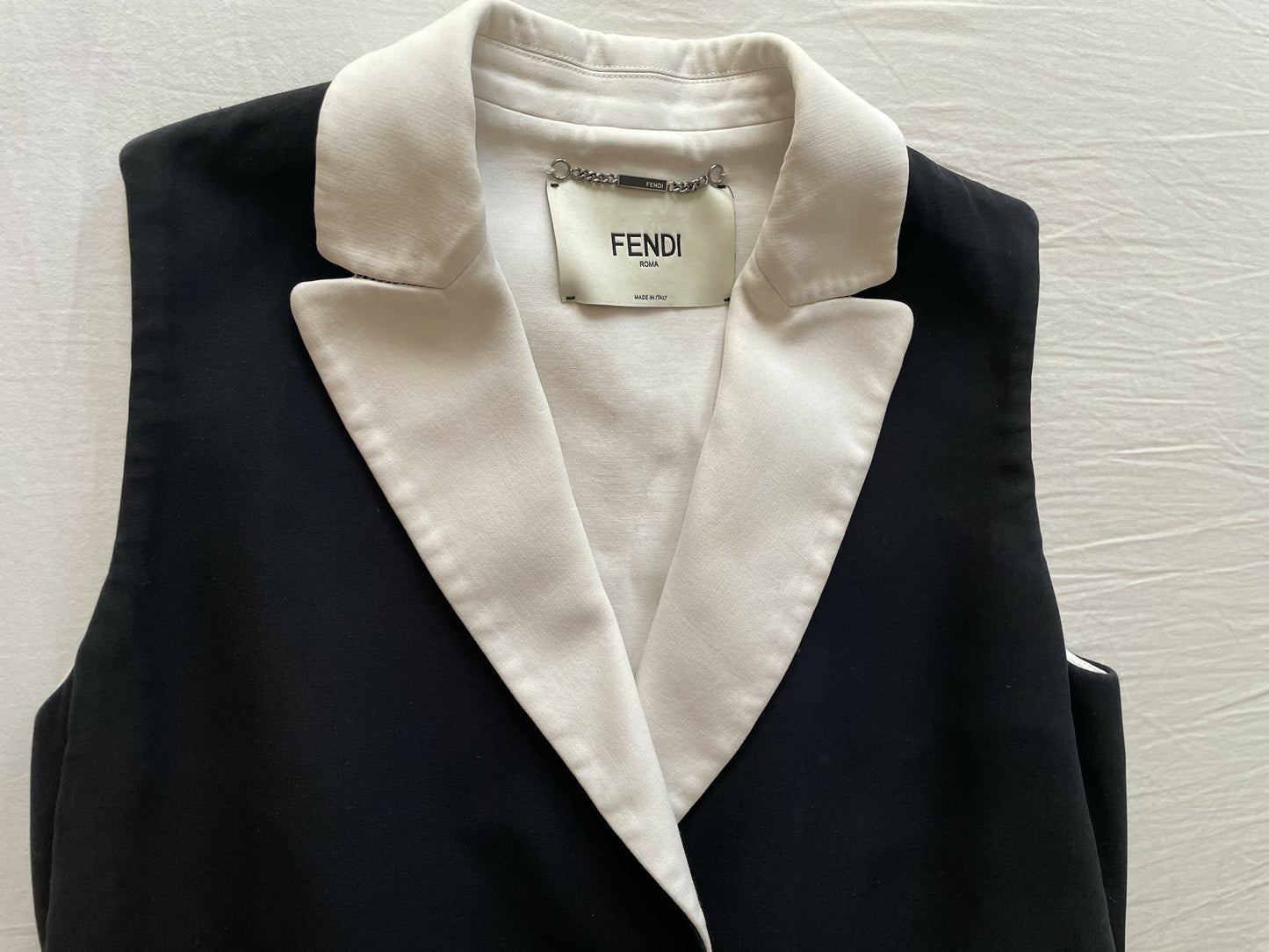 Fendi Sleeveless Long Jacket