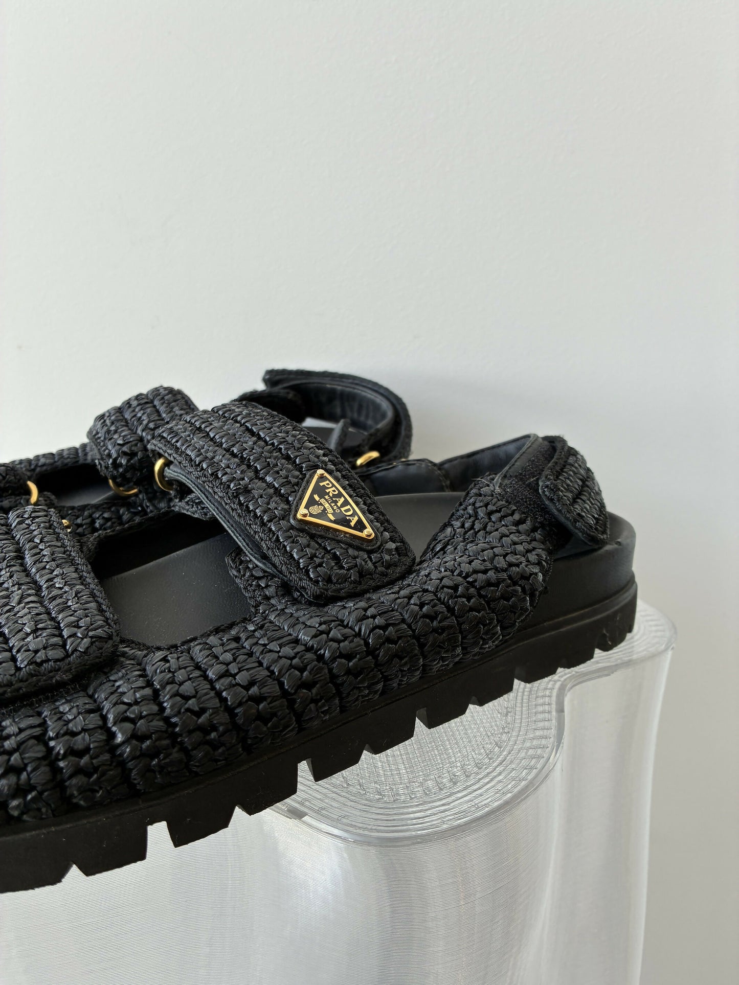 Prada Crochet Sandals