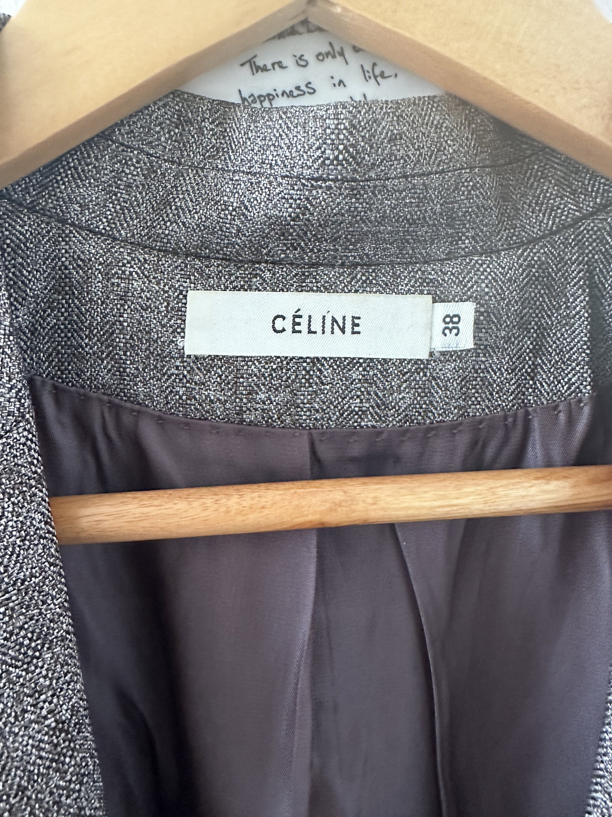 CÉLINE — Tailored Long Gilet Size 38