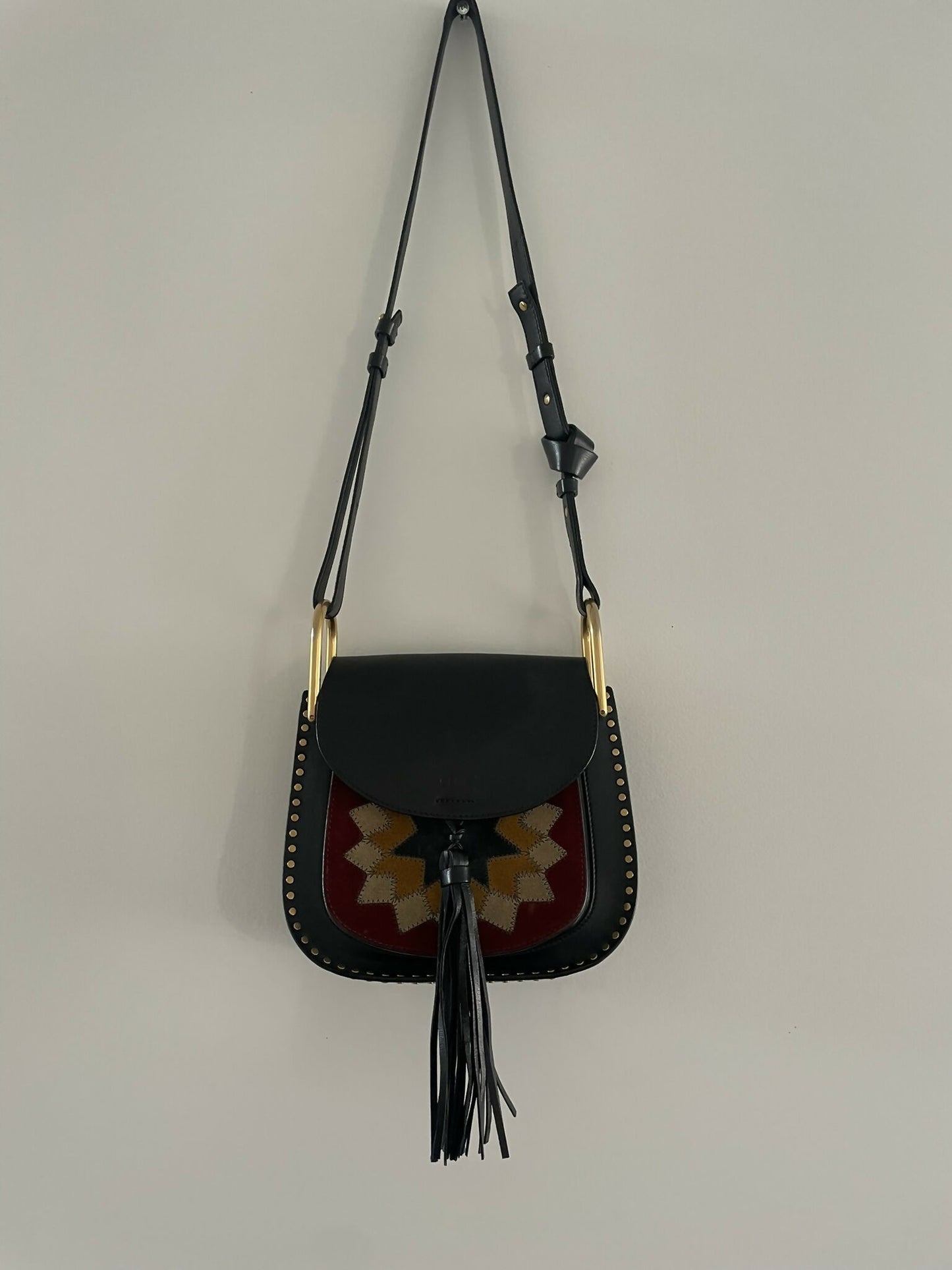 Chloe Hudson Medium - Patchwork Geometric Panel