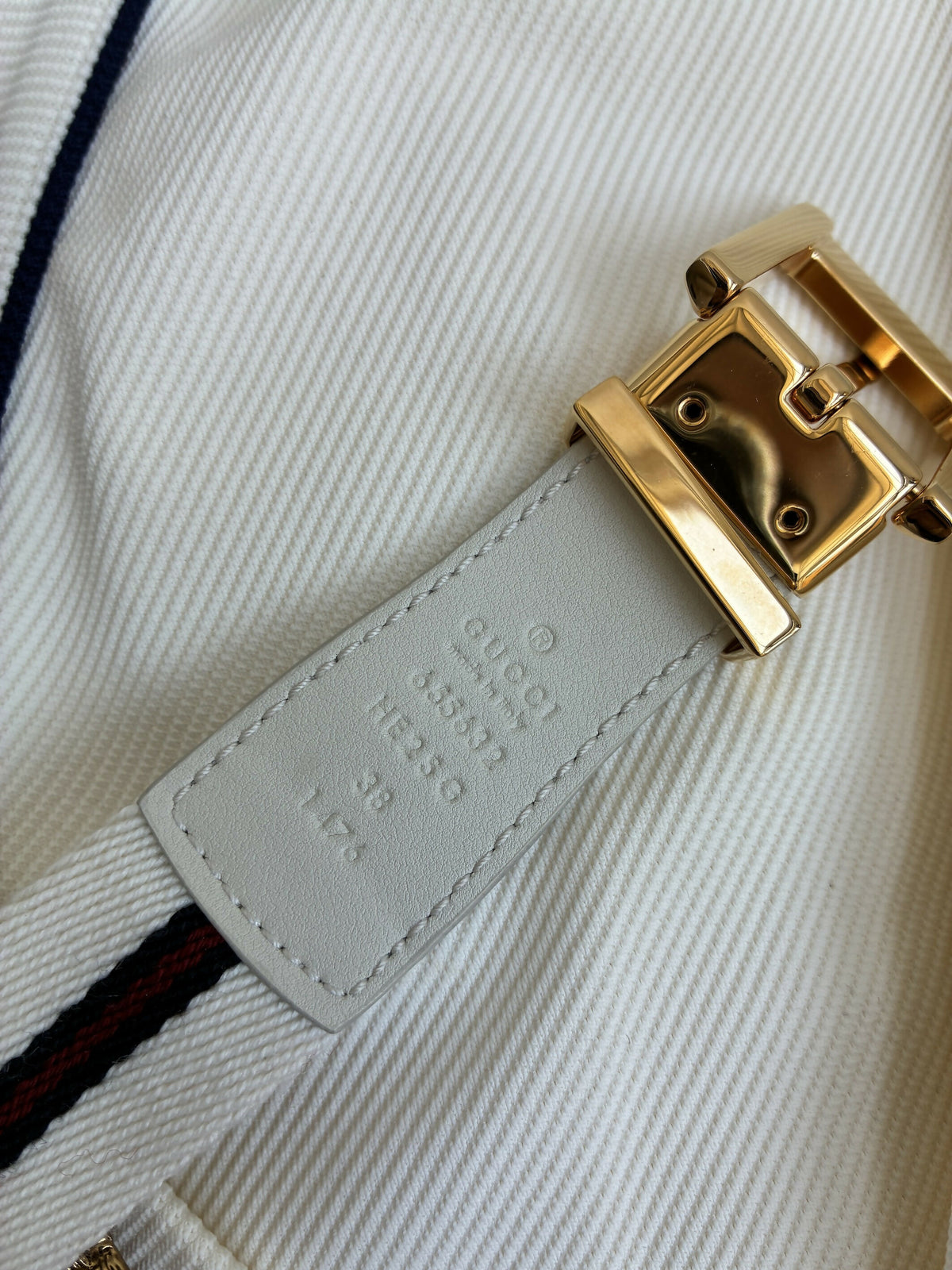 Gucci A-Line Belted Knit Dress