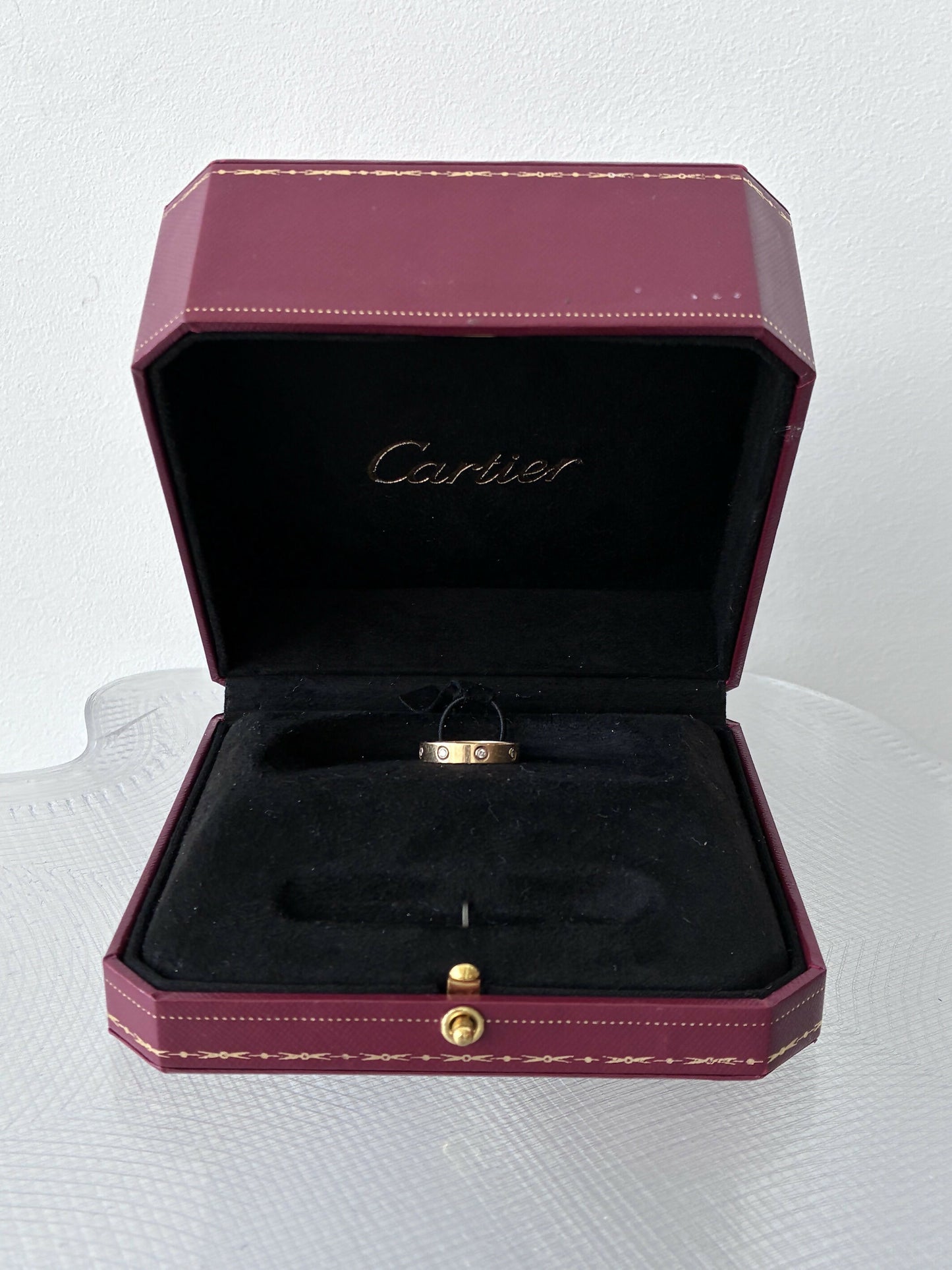 Cartier LOVE Ring with 8 (Full) Diamonds