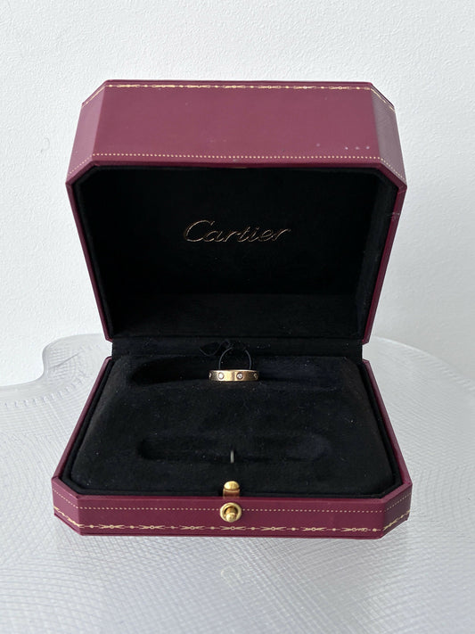 Cartier LOVE Ring with 8 (Full) Diamonds