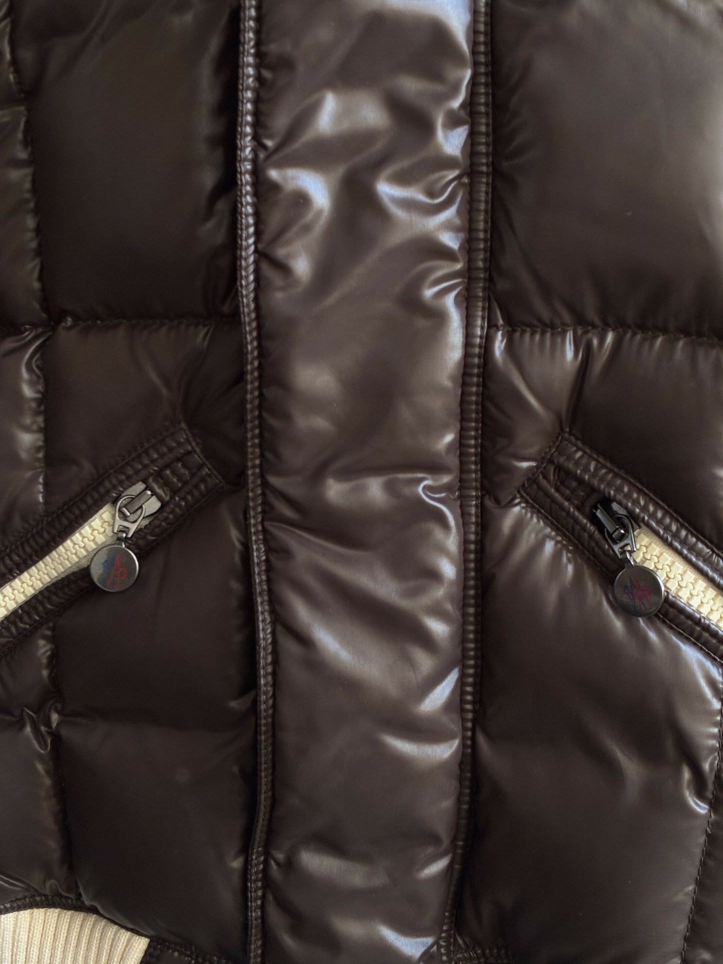 Moncler Maya Down Chocolate Brown Puffer Jacket