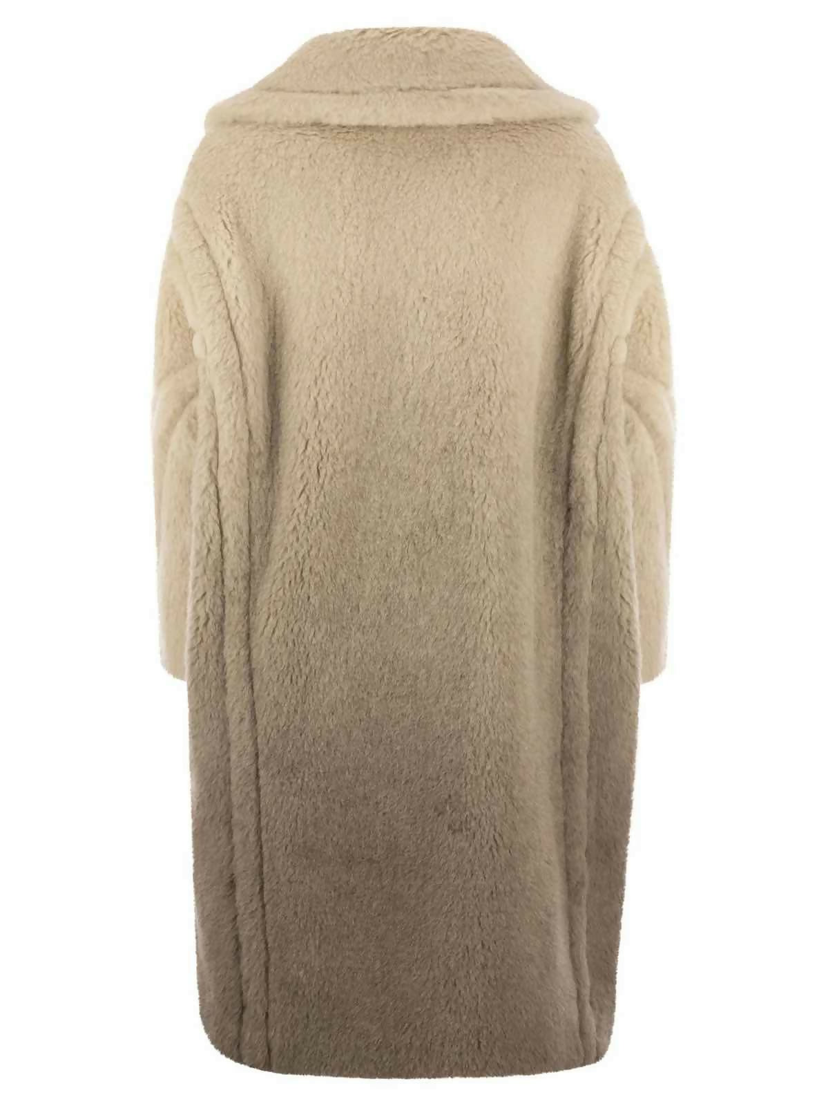 Max Mara Gatto Gradient Double-Breasted Teddy Coat