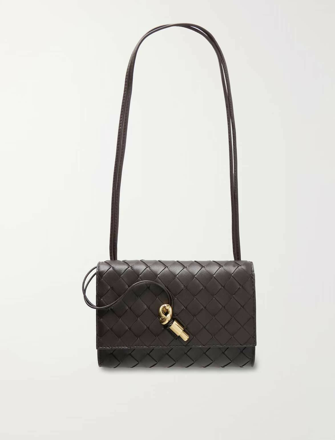 Bottega Veneta Intrecciato leather pouch - New