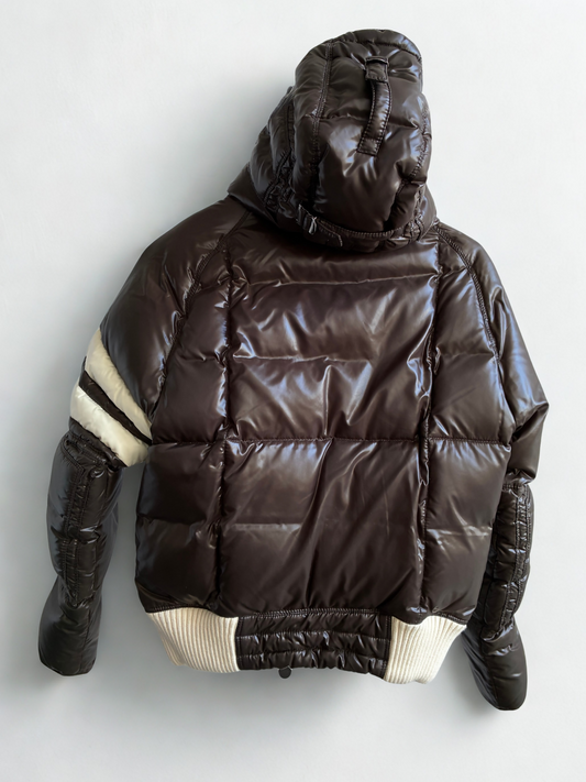 Moncler Maya Down Chocolate Brown Puffer Jacket