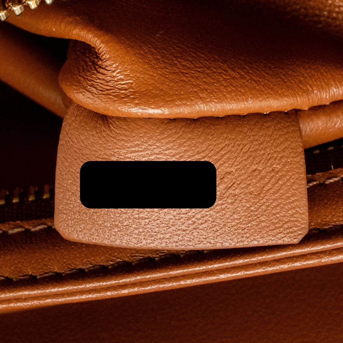 Celine Teen Triomphe Bag Triomphe Calfskin/Canvas Brown