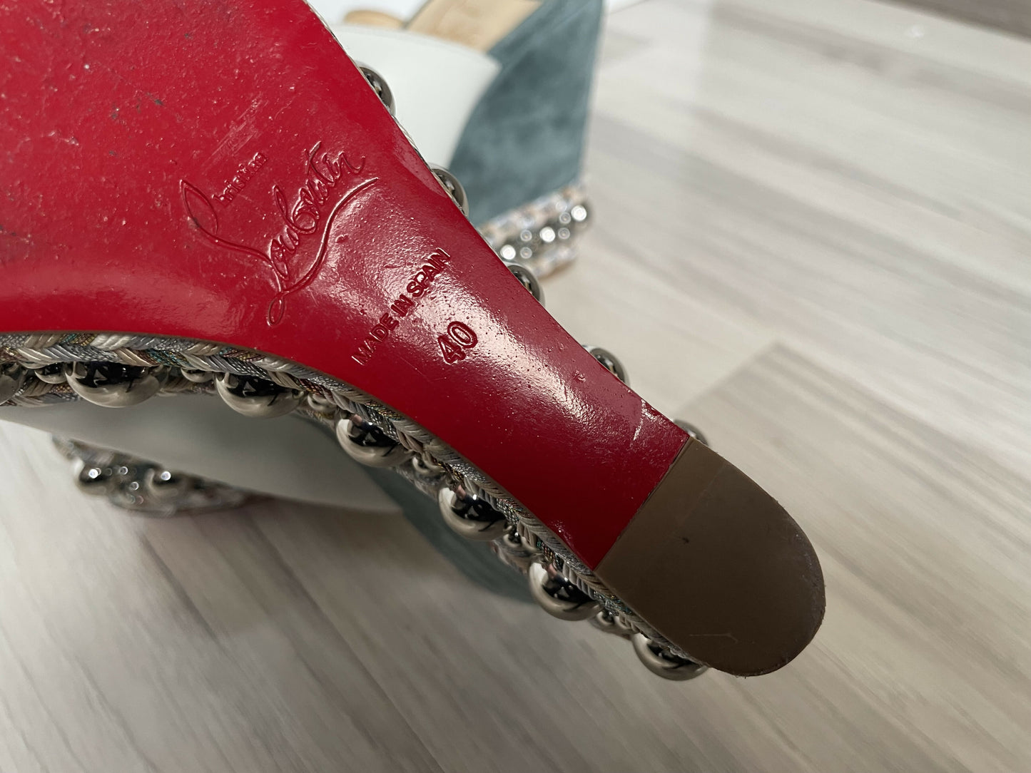 Christian Louboutin wedge sandals