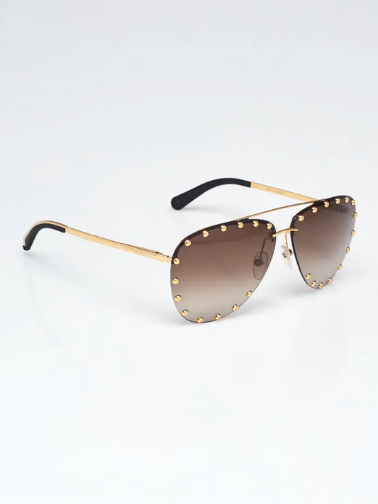 Louis Vuitton The Party Teardrop Stud Sunglasses — Z0926U