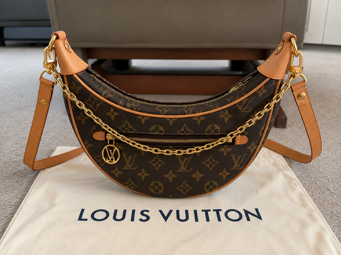 Louis Vuitton Loop Monogram Canvas Shoulder & Crossbody Bag M81098