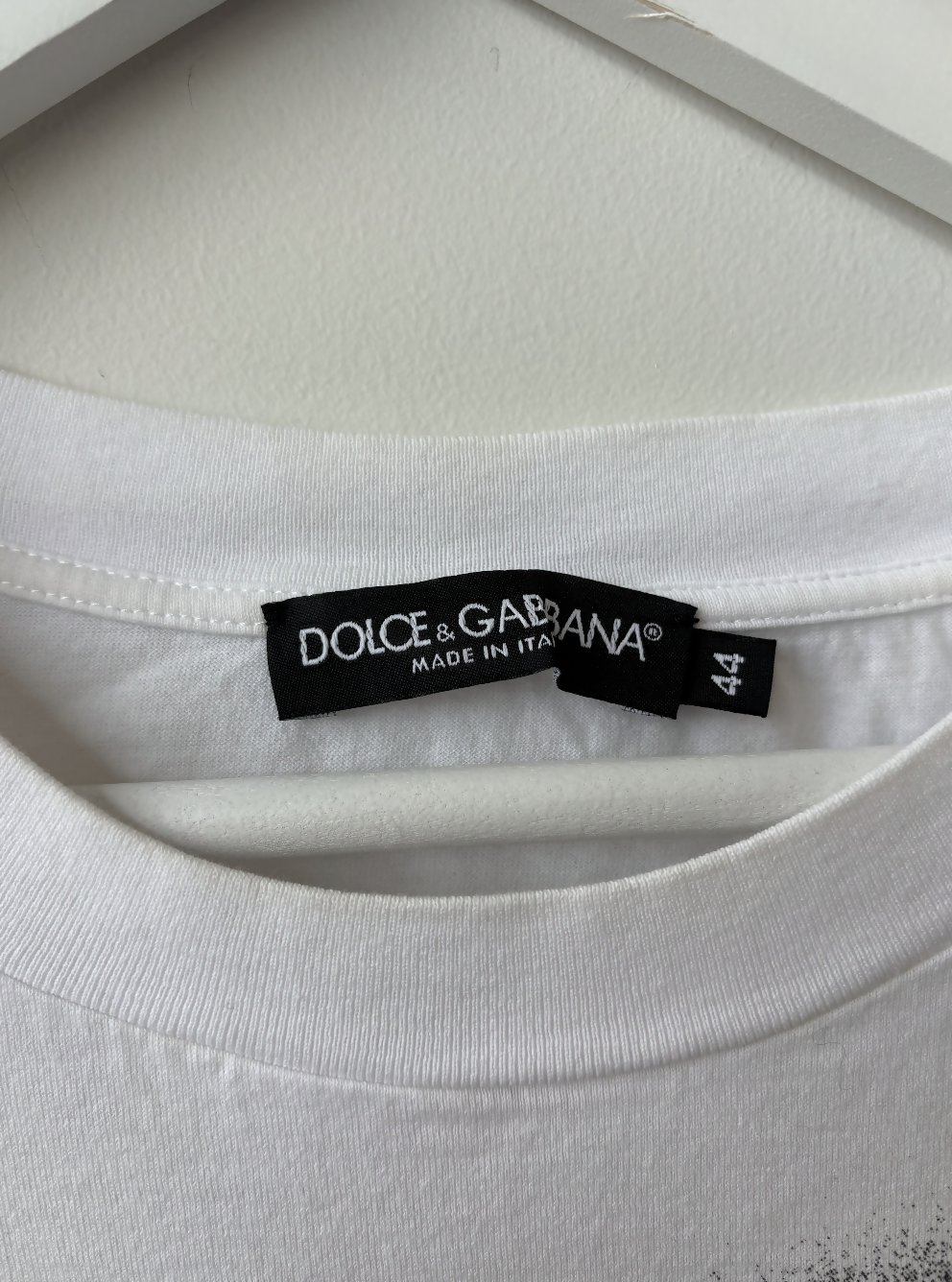 Dolce & Gabbana White Mania Corta Tee