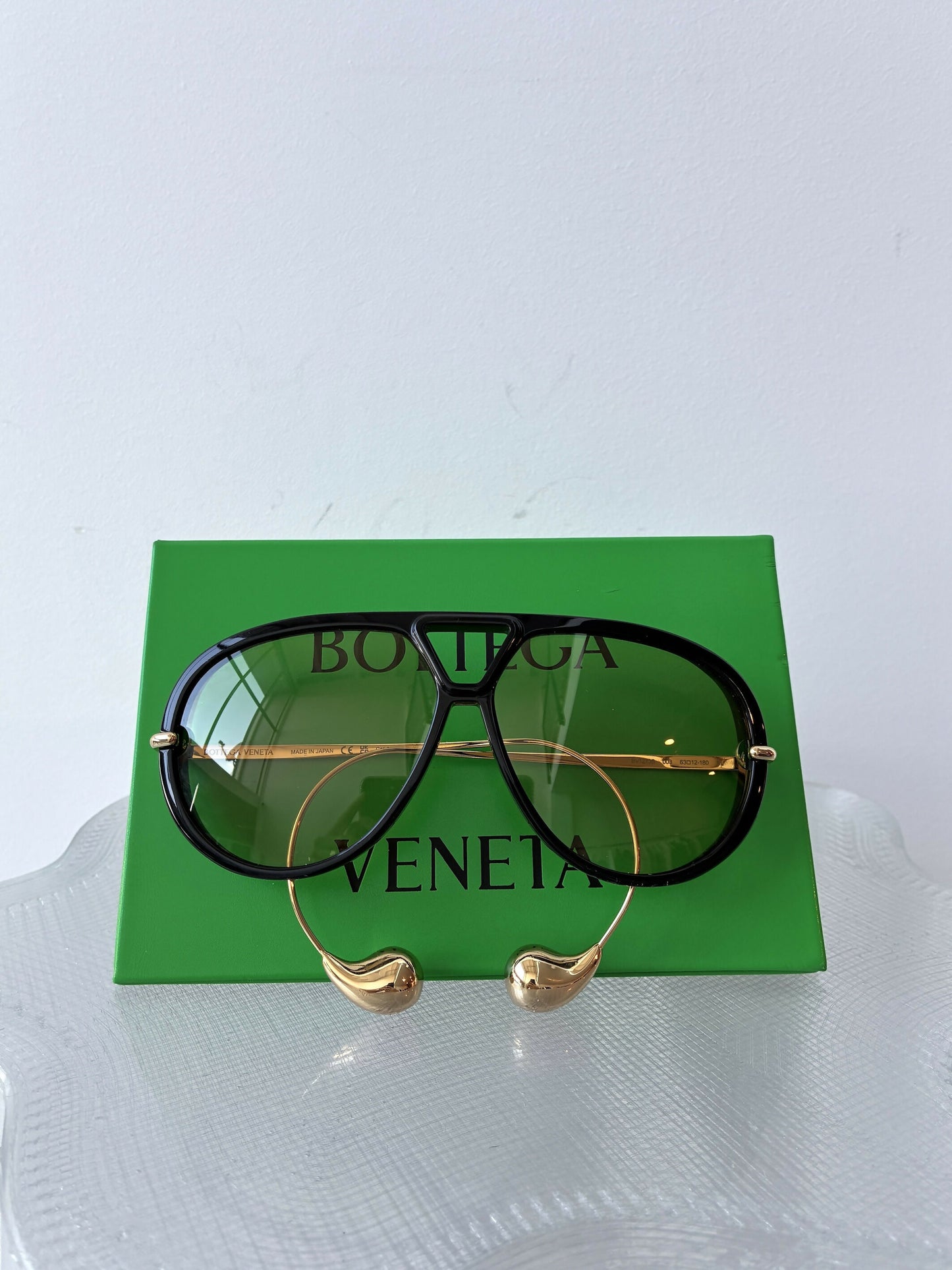 Bottega Veneta Drop Aviator Sunglasses
