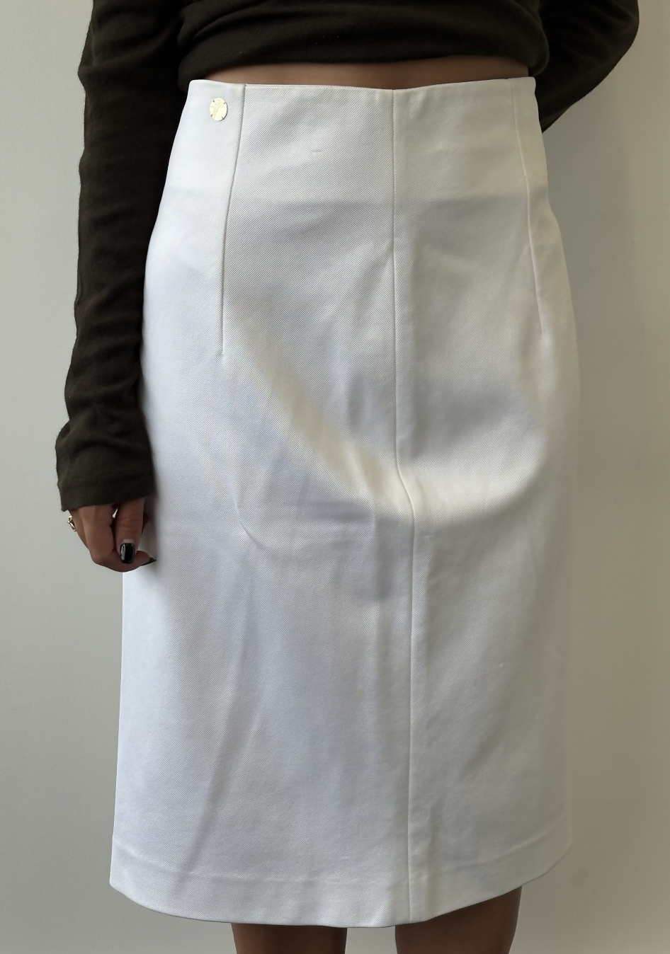 Versace Cotton and Silk Skirt