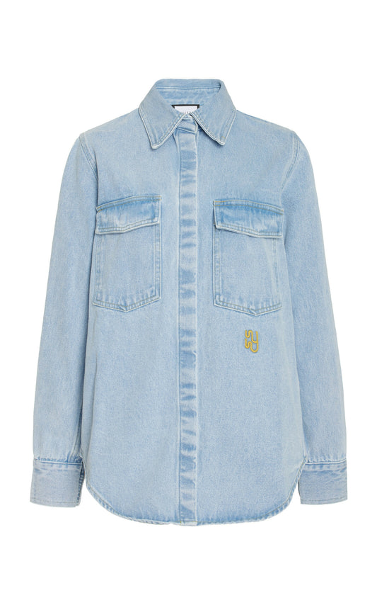 YAITTE Western Blue Denim Shirt