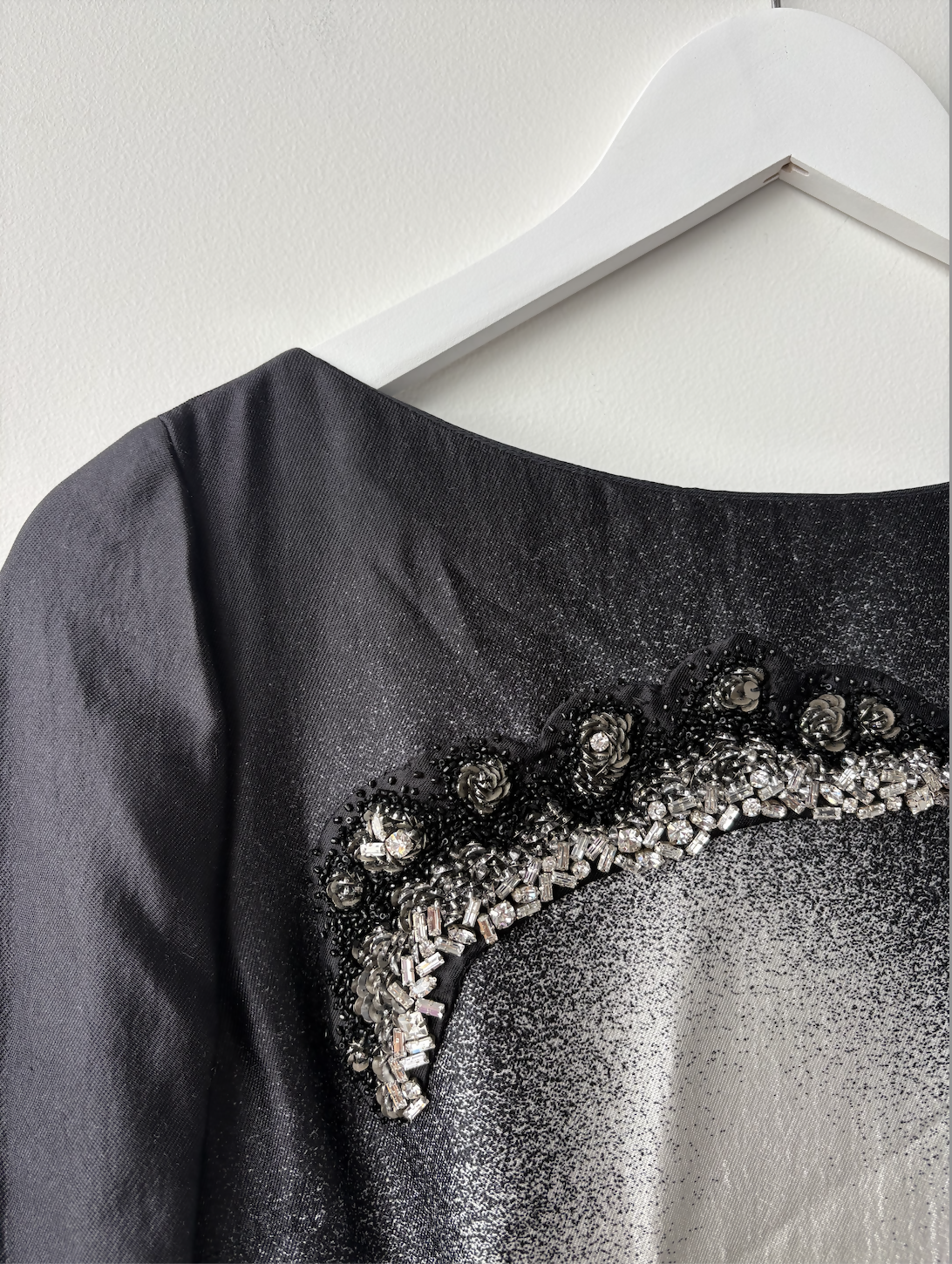 Prada Ball Dress in Wool/Silk with Embellishments