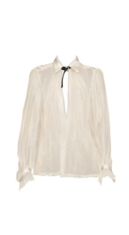 Louis Vuitton runway silk blouse