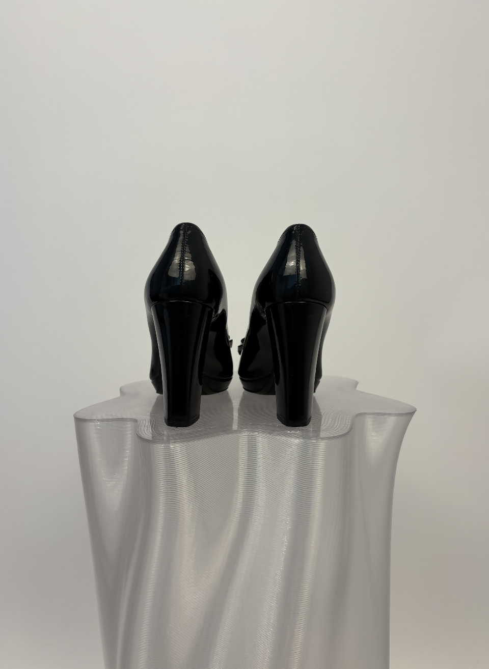 Prada Black Pumps with Bow