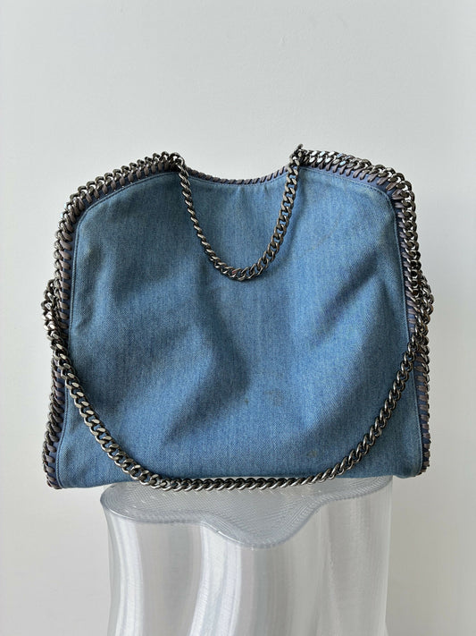 Stella McCartney Denim Chain Tote Bag