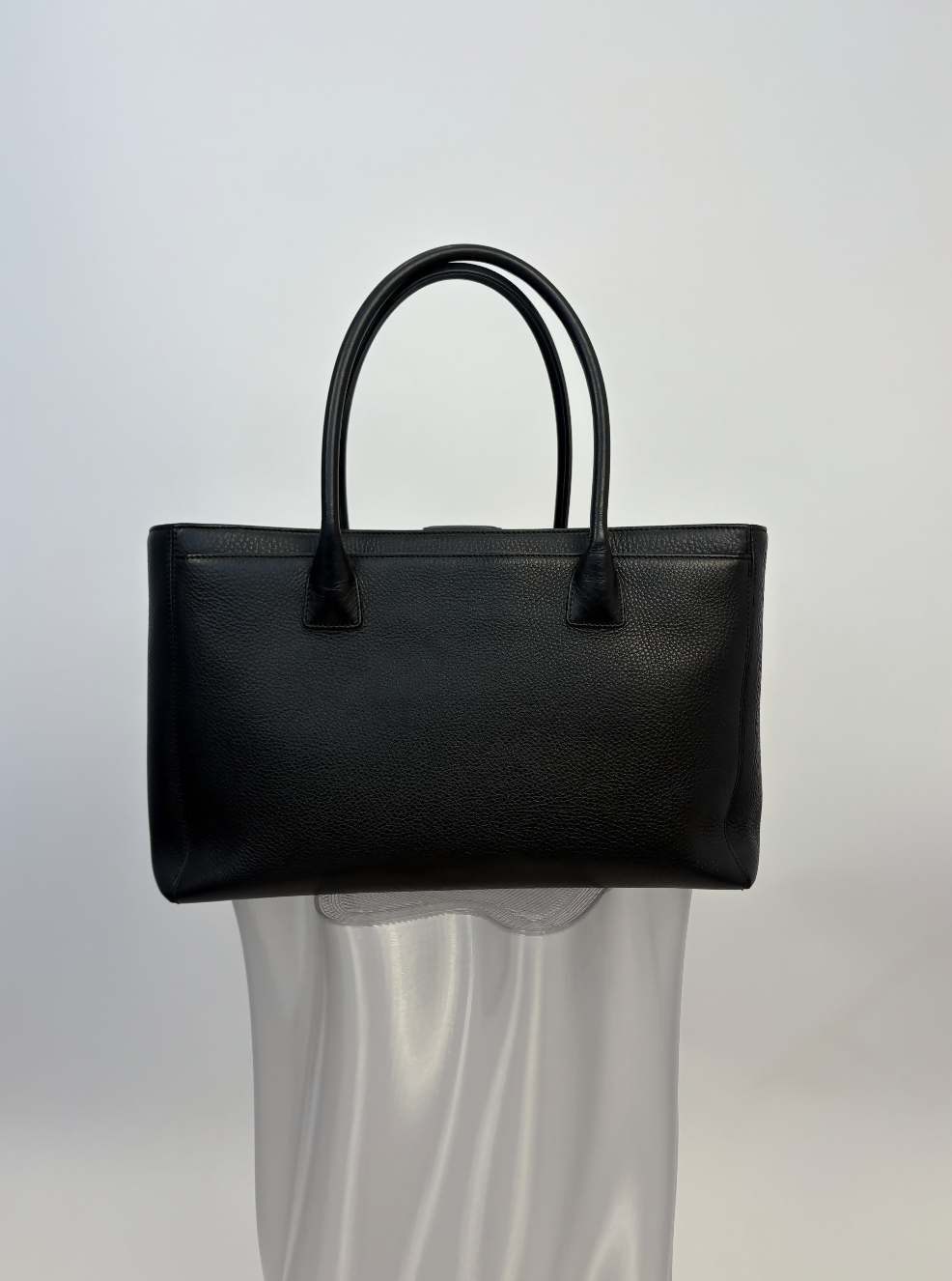 Chanel Executive Cerf Tote in Black Caviar Leather