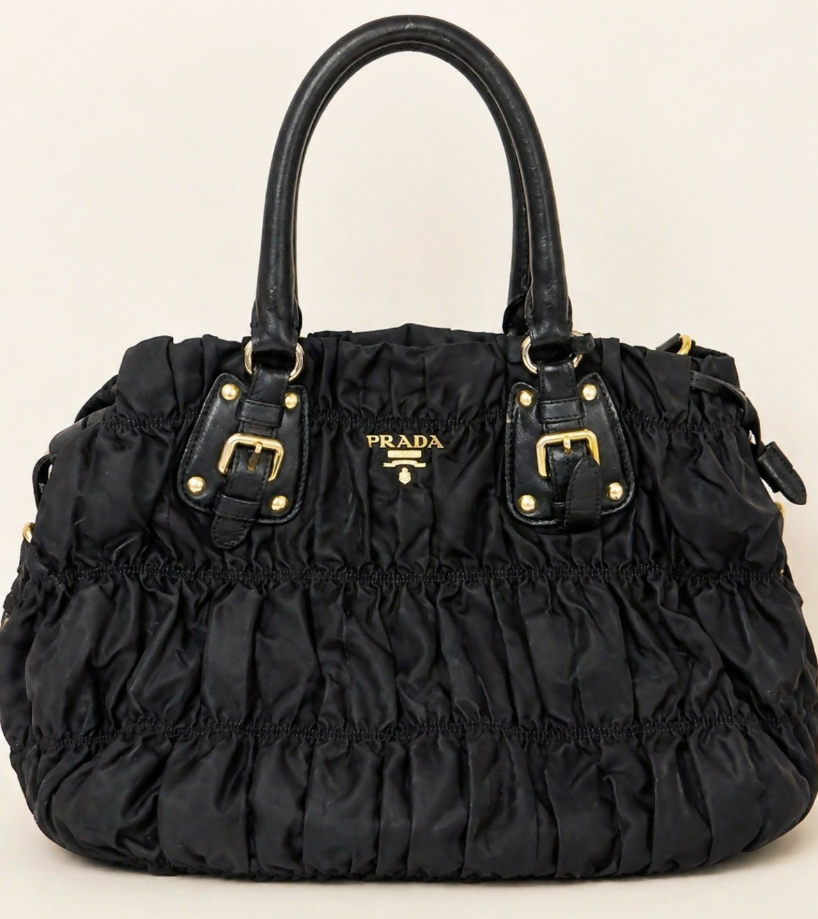 Prada Tessuto Nylon Gaufre Tote Black