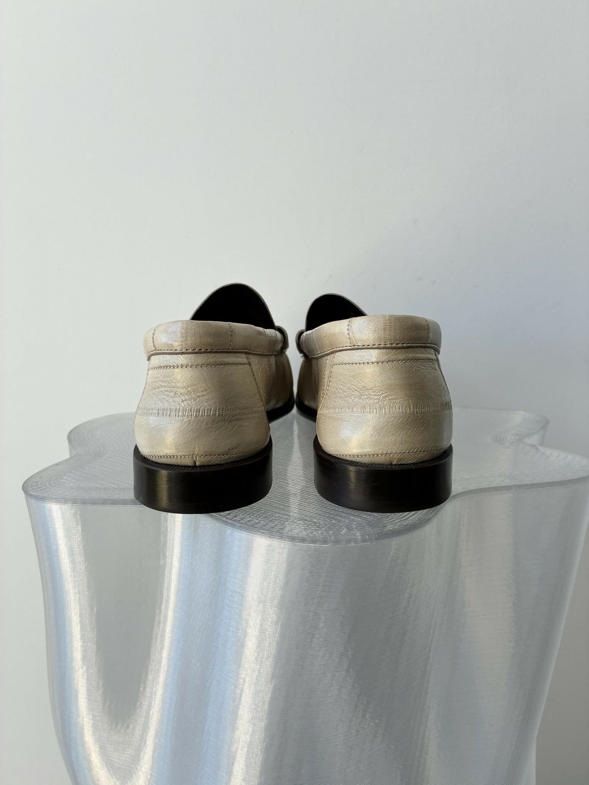 Saint Laurent Le Loafer Eel Leather Penny Loafers