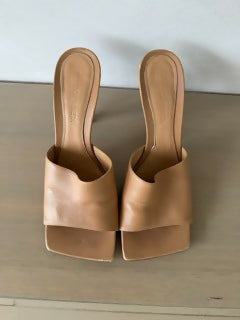 Bottega Stretched Squared Toe Sandal