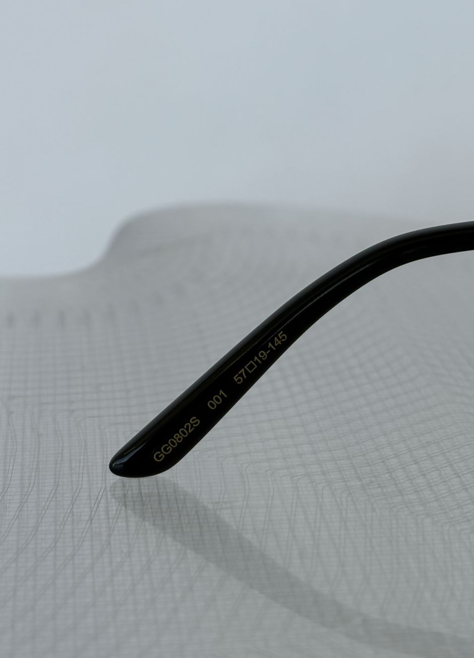 Gucci GG0802S Gold Rectangle Sunglasses