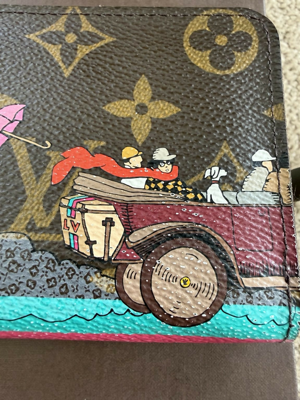 Louis Vuitton Monogram Illustre Zippy Coin Wallet - FULL SET