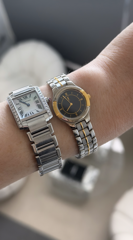 Yves Saint Laurent Bi-Tone Neo-Vintage Watch