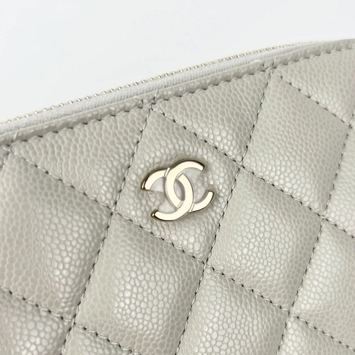Chanel Caviar Mini Crossbody Grey 2024 - New