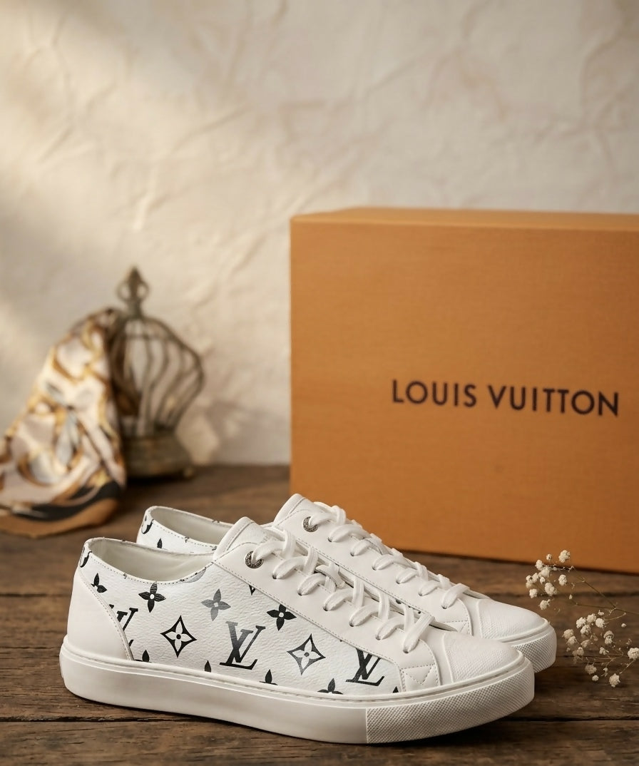 Louis Vuitton White Monogram Shoes