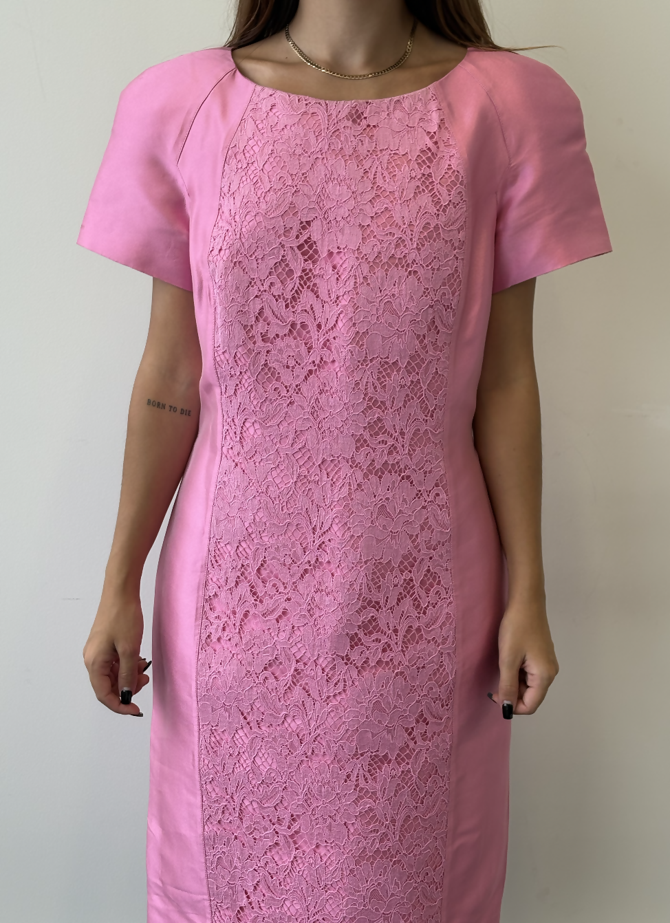 Valentino Pink Silk Dress