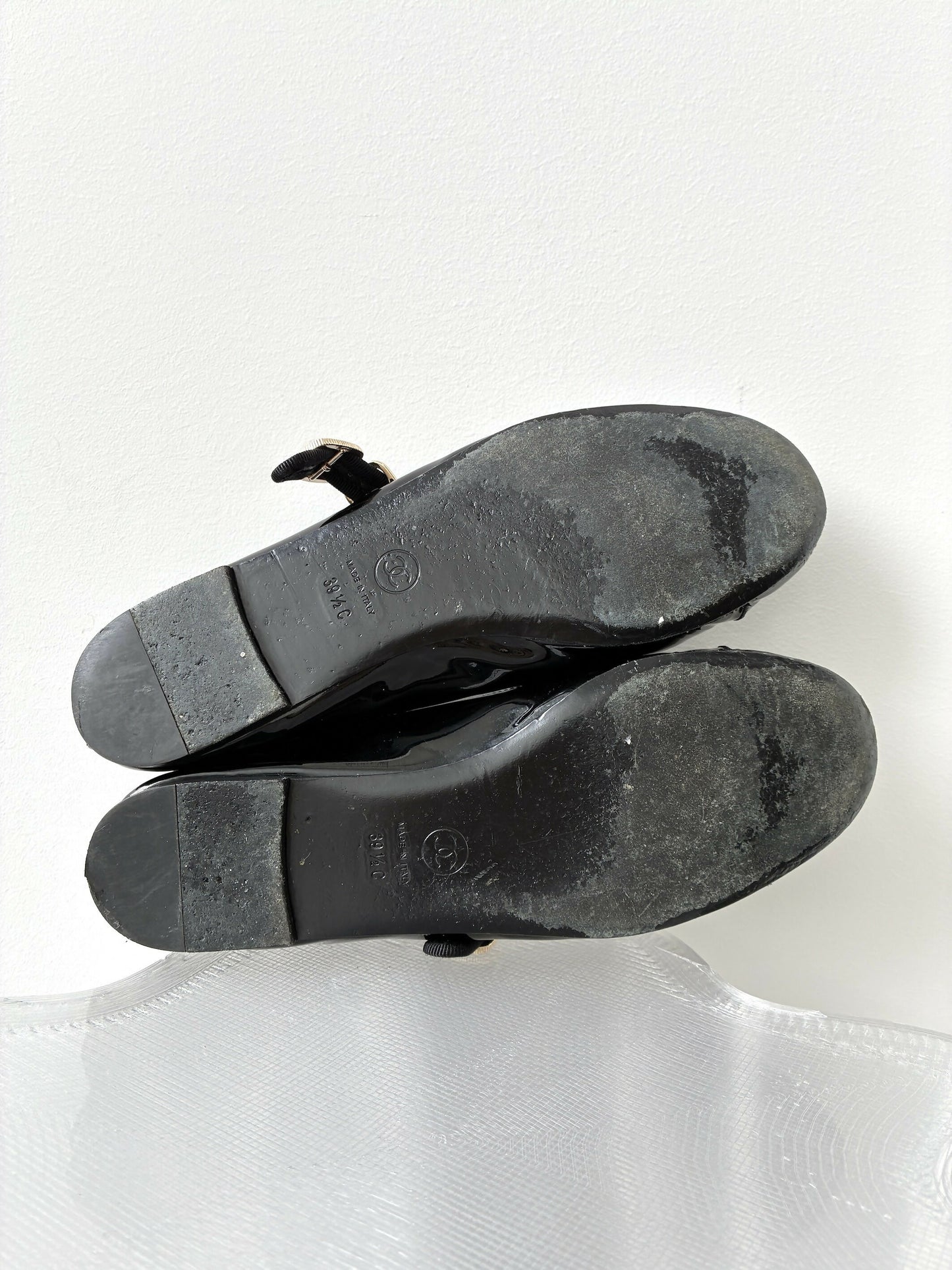 Chanel Patent Leather Ballet Flats Mary Jane