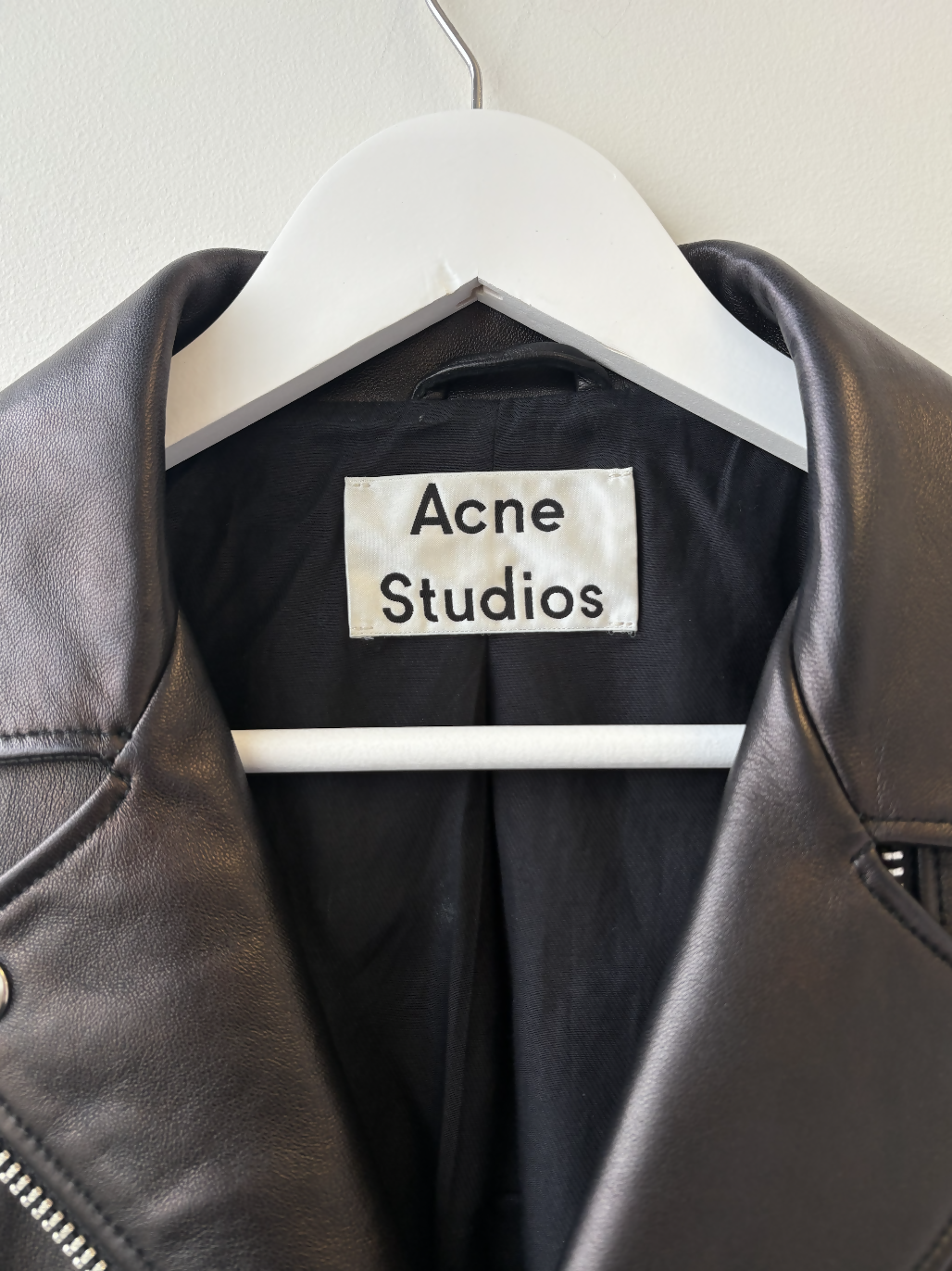 Acne Studios Leather Biker Jacket