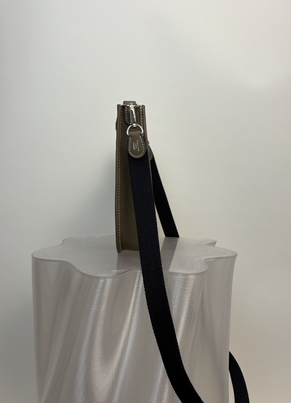 Hermes Evelyne TPM (Size 16) in Etoupe Taurillon Clemence Leather - FULL SET